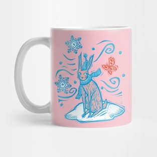 Christmas Rabbit Mug